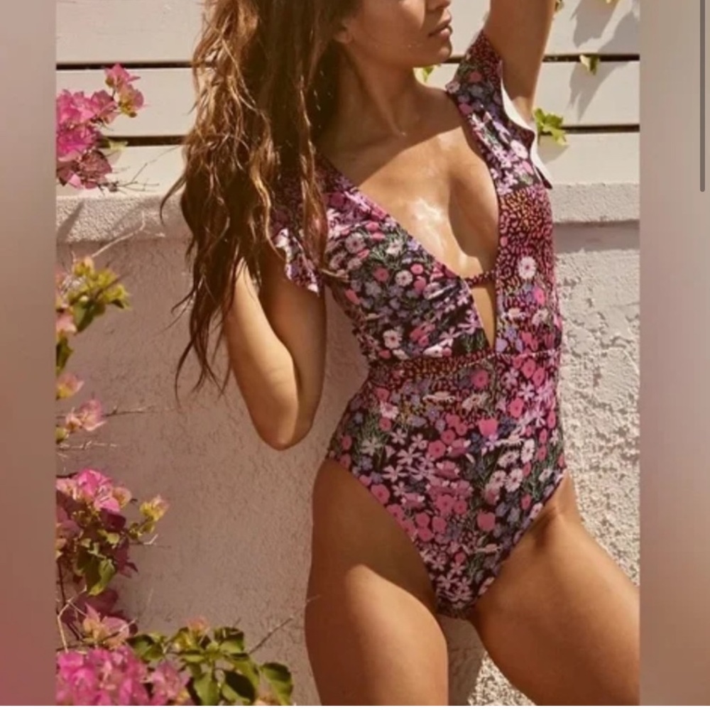 Beth Richards X Roopa Free People Swim Suit NWOT